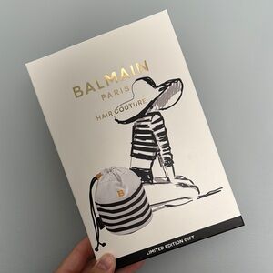 Balmain Paris Hair Couture Limited Edition gift- Black and White